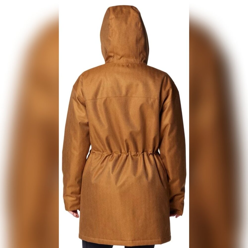 NWT Womens Columbia Size L Raincoat Waterproof Coat Jacket Parka Portland Point - Picture 2 of 13